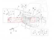 PIAGGIO-NUTZFAHRZEUGE Diesel Standard Porter D120 E5 - 2011-től FRAME - PLASTIC PARTS - COACHWORK » FRONT COVERS