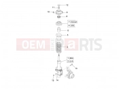 PIAGGIO-NUTZFAHRZEUGE Diesel Standard Porter D120 E5 - 2011-től SUSPENSIONS - WHEELS » FRONT SUSPENSION - SHOCK ABSORBER/S