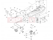 PIAGGIO-NUTZFAHRZEUGE Diesel Standard Porter D120 E5 - 2011-től FRAME - PLASTIC PARTS - COACHWORK » FUEL TANK