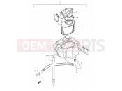 SUZUKI VS800GL K2 (2002) Intruder (E17,E22,E25,E34) 13 - AIR CLEANER (REAR)