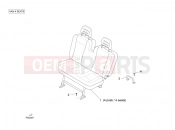 PIAGGIO-NUTZFAHRZEUGE Diesel Standard Porter D120 E5 - 2011-től FRAME - PLASTIC PARTS - COACHWORK » REAR SEATS