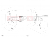 PIAGGIO-NUTZFAHRZEUGE Diesel Standard Porter D120 E5 - 2011-től FRAME - PLASTIC PARTS - COACHWORK » SEAT BELTS