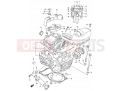 SUZUKI VS800GL K3 (2003) Intruder (E03,E28,E33) 2 - CYLINDER HEAD (REAR)