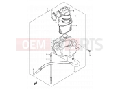 SUZUKI VS800GL K3 (2003) Intruder (E03,E28,E33) 13 - AIR CLEANER (REAR)
