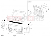 PIAGGIO-NUTZFAHRZEUGE Diesel Standard Porter D120 E5 - 2011-től FRAME - PLASTIC PARTS - COACHWORK » WINDSHIELD - GLASS