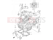 SUZUKI VS800GL N (1992) Intruder (E03,E28,E33) 2 - CYLINDER HEAD (REAR)
