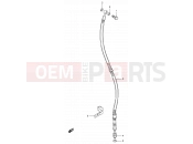 SUZUKI VS800GL N (1992) Intruder (E03,E28,E33) 50 - FRONT BRAKE HOSE