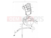 SUZUKI VS800GL P (1993) Intruder (E03,E28,E33) 13 - AIR CLEANER (REAR)