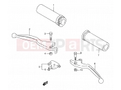 SUZUKI VS800GL P (1993) Intruder (E03,E28,E33) 42 - HANDLE LEVER (MODEL N/P/R)