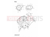 SUZUKI VS800 K8 (2008) Intruder 6 - CRANKCASE COVER