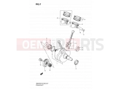 SUZUKI VS800 K8 (2008) Intruder 7 - CRANKSHAFT