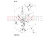 SUZUKI VS800 K8 (2008) Intruder 12 - CARBURETOR (REAR)