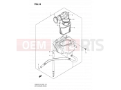 SUZUKI VS800 K8 (2008) Intruder 14 - AIR CLEANER (REAR)