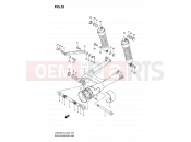 SUZUKI VS800 K8 (2008) Intruder 55 - REAR SWINGING ARM