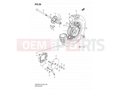 SUZUKI VS800 K8 (2008) Intruder 56 - REAR WHEEL