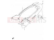 SUZUKI VX800 / VX800U L (1990) 40 - FRAME COVER (MODEL L/M)
