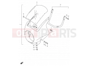 SUZUKI VX800 / VX800U L (1990) 46 - COWLING (OPTIONAL)