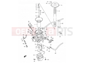SUZUKI VX800 / VX800U M (1991) 11 - CARBURETOR (REAR)