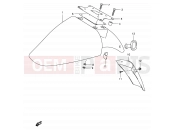 SUZUKI VX800 / VX800U M (1991) 42 - FRONT FENDER