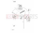 SUZUKI VX800 P (1993) 35 - FUEL TANK
