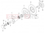 PIAGGIO-NUTZFAHRZEUGE Elettrico Porter Electric 2007-2009 SUSPENSIONS - WHEELS » FRONT WHEEL