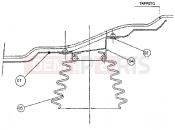 PIAGGIO-NUTZFAHRZEUGE Elettrico PORTER ELETTRICO 2002-2006 CHASSIS » UNDER-SADDLE AIR INLET