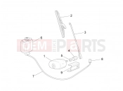 APE 50 2009-től front and rear windscreen wiper