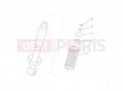 APE 50 2009-től front suspension - shock absorber/s