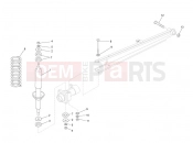 ape 50 2009-től REAR SUSPENSION - SHOCK ABSORBER/S