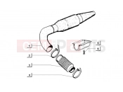 ape MIX 50CC 2T 1998-2008 air inlet pipe