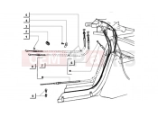 ape MIX 50CC 2T 1998-2008 clutch and gear change control cables