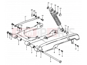 SUZUKI ZR50K X (1999) 44 - REAR SWINGING ARM