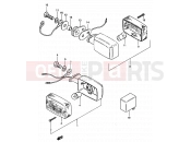SUZUKI ZR50SK X (1999) 23 - TURN SIGNAL LAMP (E41)