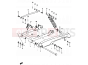 SUZUKI ZR50SK X (1999) 49 - REAR SWINGING ARM (E16, E17)