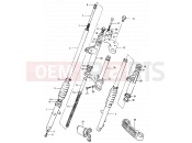 SUZUKI ZR50SK X (1999) 39 - FRONT FORK