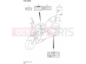 SUZUKI GSX-S1000 L6 (2016) (E21) 496A - LABEL