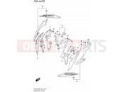 SUZUKI GSX-S1000A L6 (2016) (E21) 447B - FRAME BODY COVER (YSF)