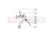 ape MIX 50CC 2T 1998-2008 foot brake pedal