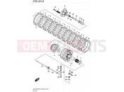 SUZUKI GSX-S1000FA L6 (2016) (E28 E33) 201A - CLUTCH