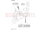 SUZUKI GSX-S1000FA L6 (2016) (E28 E33) 496B - LABEL (GSX-S1000FAL6 E28)