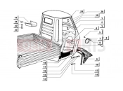 ape MIX 50CC 2T 1998-2008 front mudguarid - dashboard