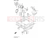 SUZUKI GSX-S1000FUF L6 (2016) (E21) 116A - OIL PAN/OIL PUMP
