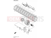 SUZUKI GSX-S1000FUF L6 (2016) (E21) 201A - CLUTCH