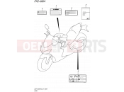 SUZUKI GSX-S1000FUF L6 (2016) (E21) 496A - LABEL