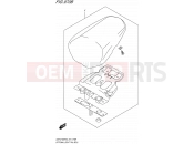 SUZUKI GSX-S1000FUF L6 (2016) (E21) 970B - OPTIONAL (SEAT TAIL BOX)