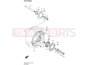 SUZUKI GSX-S1000FUF L6 (2016) (E21) 550A - REAR WHEEL