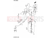 SUZUKI GSX-S1000FUF L6 (2016) (E21) 558C - REAR MASTER CYLINDER (GSX-S1000FAL6 E21)