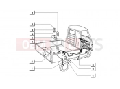 ape MIX 50CC 2T 1998-2008 hydraulic brake system
