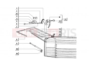 ape MIX 50CC 2T 1998-2008 rear door handgrip
