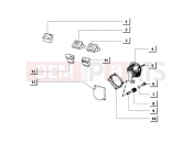 ape MIX 50CC 2T 1998-2008 switches - horn